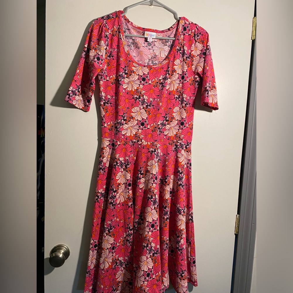 LulaRoe Floral Nicole Dress